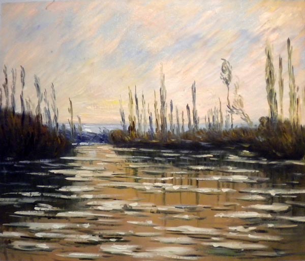 store falso d'autore deshielo di Oscar Claude Monet